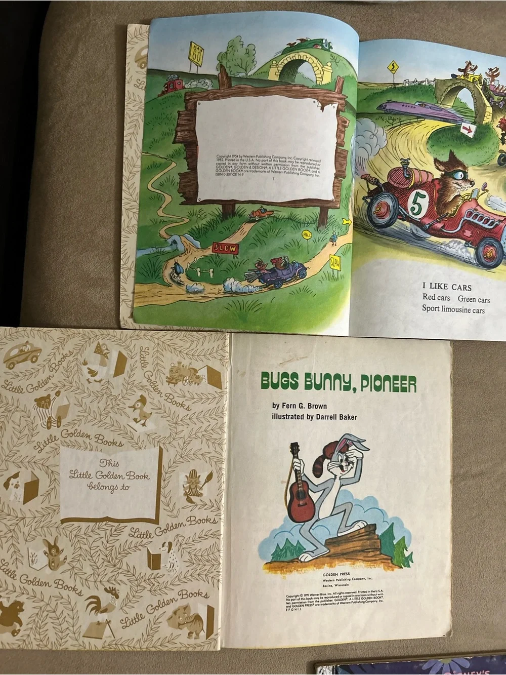 Collection of 10 Vintage Little Golden Book Classic Children’s Books